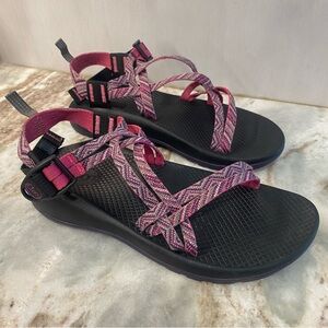 Chaco Kids 6 Women's 8 ZX/1 Ecotread Sandals Pink Purple Black Hiking Sport